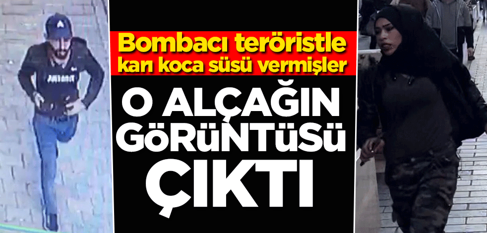 Bombacı teröristle karı koca süsü vermişler! O alçağın görüntüsü çıktı