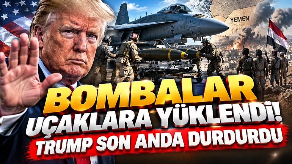Bombalar uçaklara yüklendi! Trump son anda durdurdu