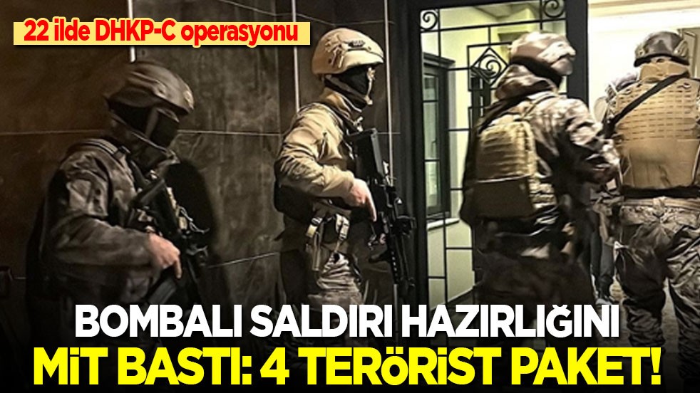 Bombalı saldırı hazırlığını MİT bastı: 4 terörist paket!