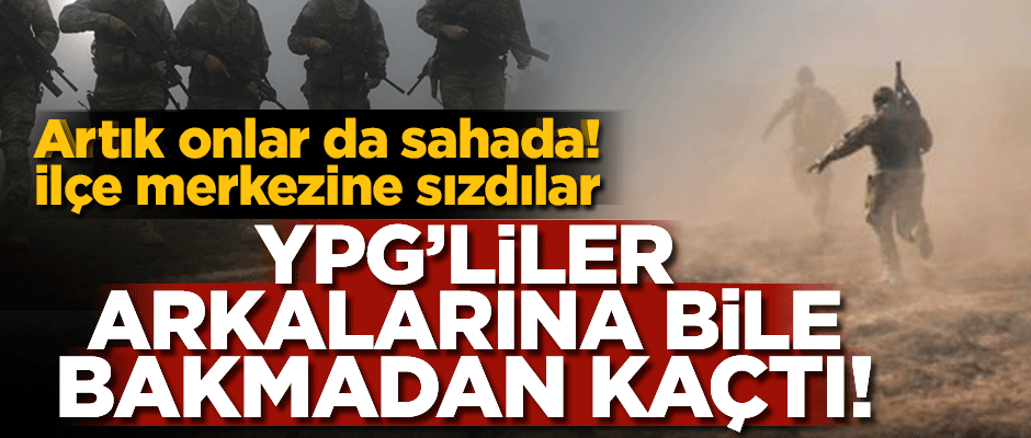 Bordo Bereliler ilçeye sızdı! YPG arkasına bakmadan kaçtı