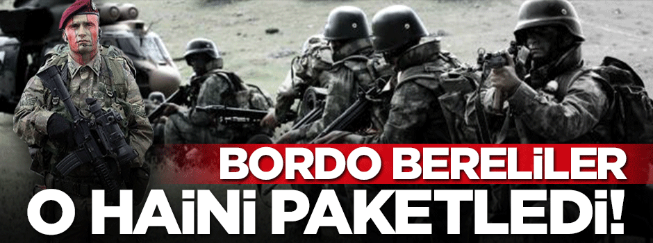 Bordo Bereliler o haini peketleyip, Türkiye'ye getirdi!