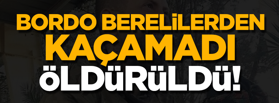 Bordo berelilerden kaçamadı! O YPG'li öldü