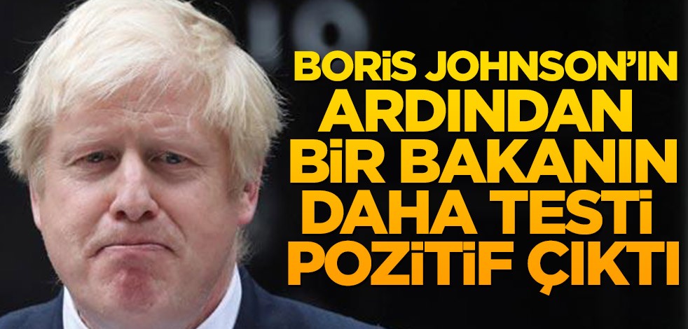 Boris Johnson'ın ardından bir bakanın daha testi pozitif çıktı