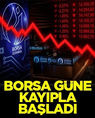 Borsa güne kayıpla başladı
