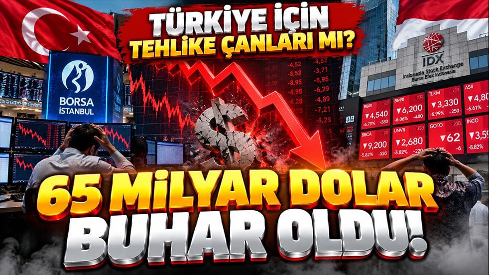 Borsada ürküten benzerlik! Endonezya'daki 65 milyar dolarlık çöküş Türkiye'yi yeniden düşündürdü