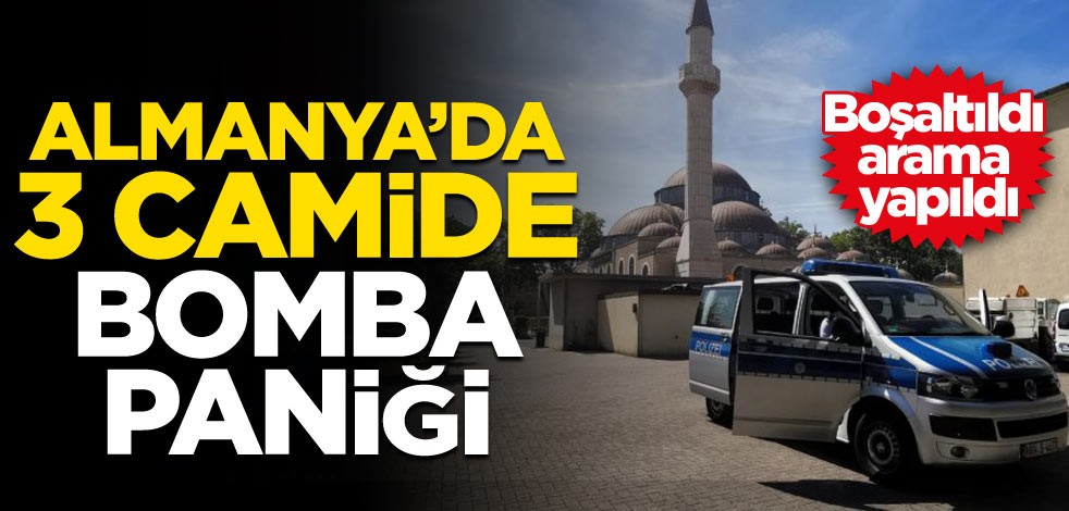 Boşaltıldı arama yapıldı Almanya’da 3 camide bomba paniği