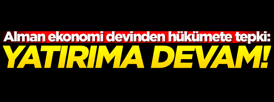 Bosch'tan Alman hükümetine tepki: Yatırıma devam!