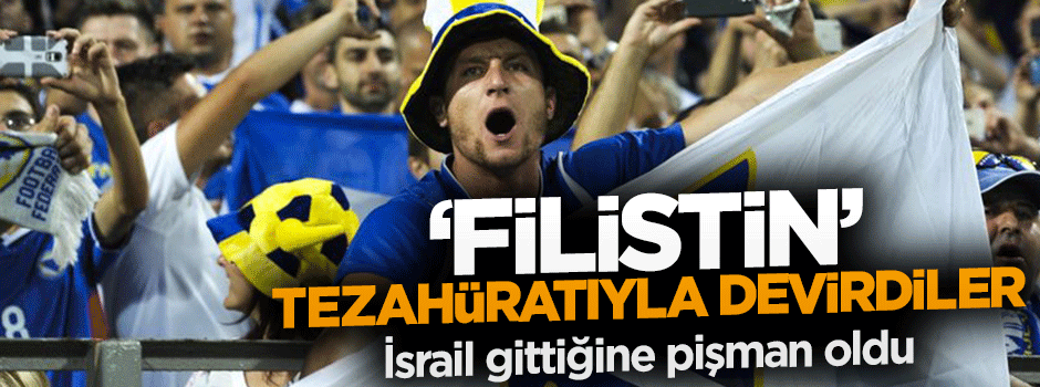 Bosna Hersek, 'Filistin' tezahüratlarıyla İsrail'i devirdi