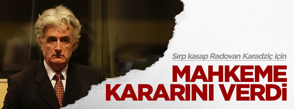 Bosna kasabı için karar çıktı