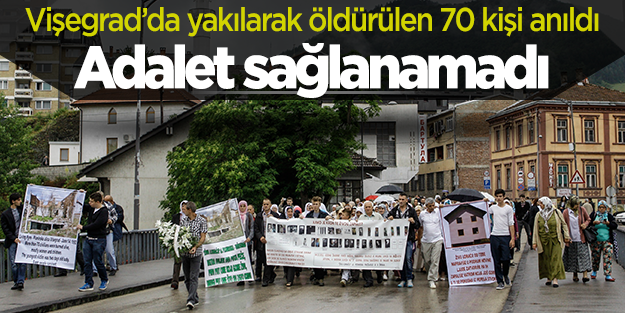 Bosna'da, yakılarak öldürülen 70 kurban unutulmadı