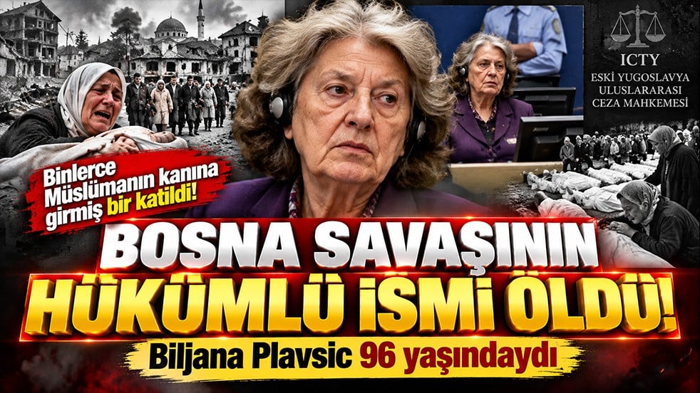 Bosnalı Müslümanlara zulmün hükümlü ismi öldü! Biljana Plavsic 96 yaşındaydı