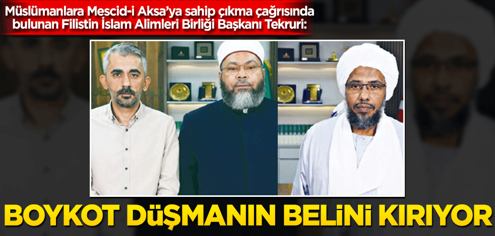 Boykot düşmanın belini kırıyor