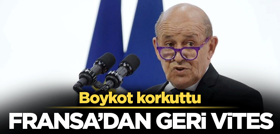 Boykot korkuttu! Fransa’dan geri vites
