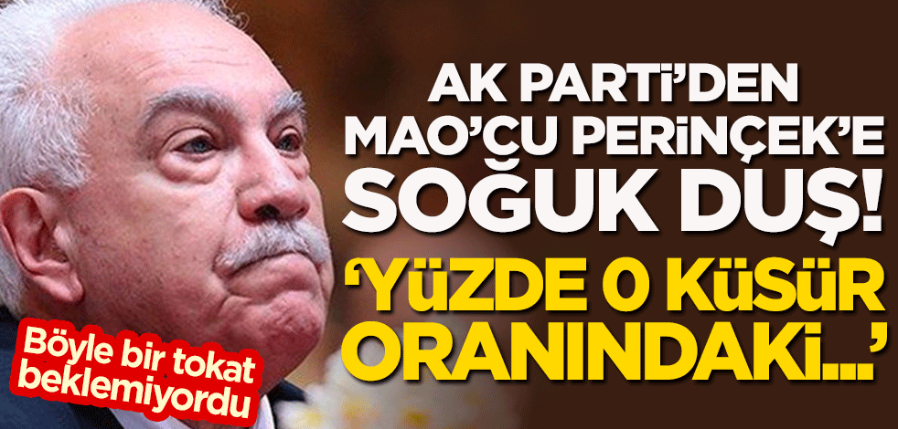 Böyle bir tokat beklemiyordu... AK Parti'den Mao'cu Perinçek'e soğuk duş! "Yüzde 0 küsür oranındaki..."