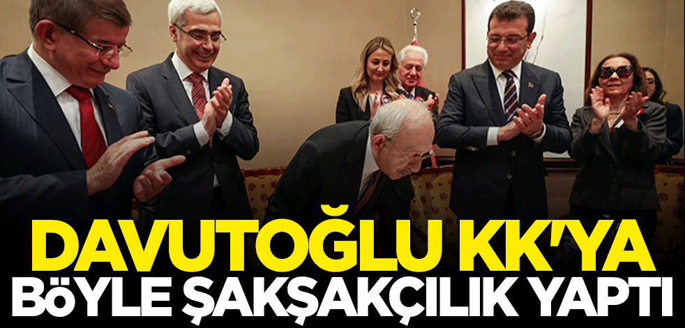 Böyle dalkavukluk görülmedi... Davutoğlu Kılıçdaroğlu'nun yaş gününü böyle kutladı