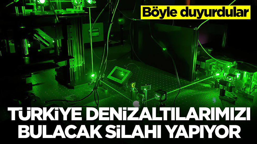 Böyle duyurdular: Türkiye denizaltılarımızı bulacak silahı geliştiriyor