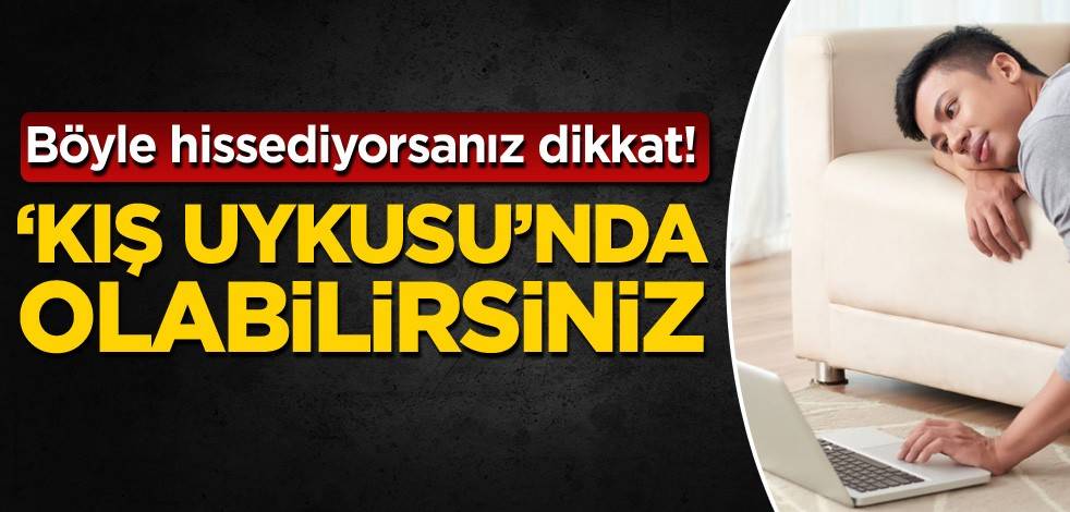 Böyle hissediyorsanız dikkat! 'Kış uykusu'nda olabilirsiniz