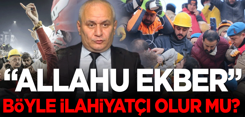 Böyle ilahiyatçı olur mu?