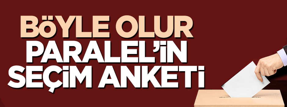 Böyle olur paralel cemaatin anketi