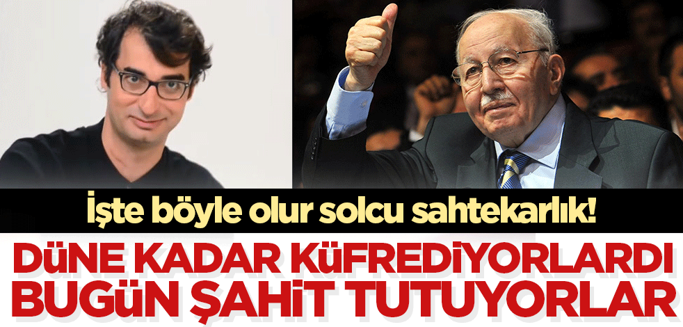 Böyle olur solcu sahtekarlık! Terkoğlu, düne kadar küfrettiği Erbakan Hoca'yı şahit gösterdi