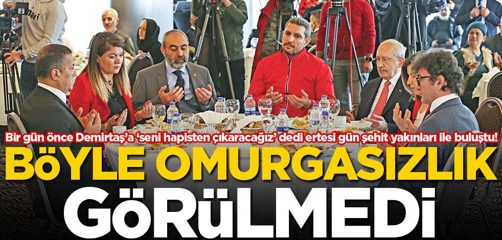 Böyle omurgasızlık görülmedi