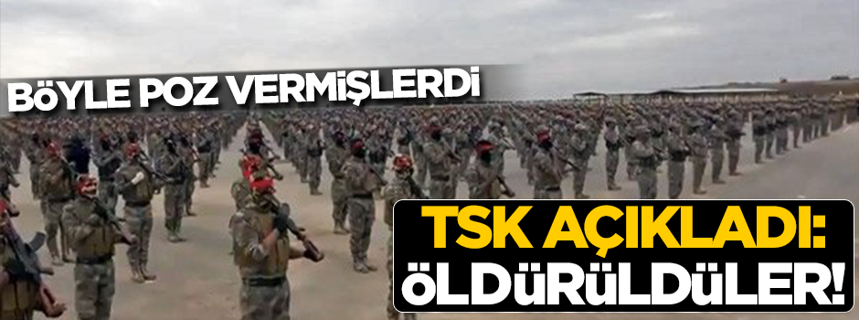 Böyle poz vermişlerdi... TSK açıkladı: Öldürüldüler!