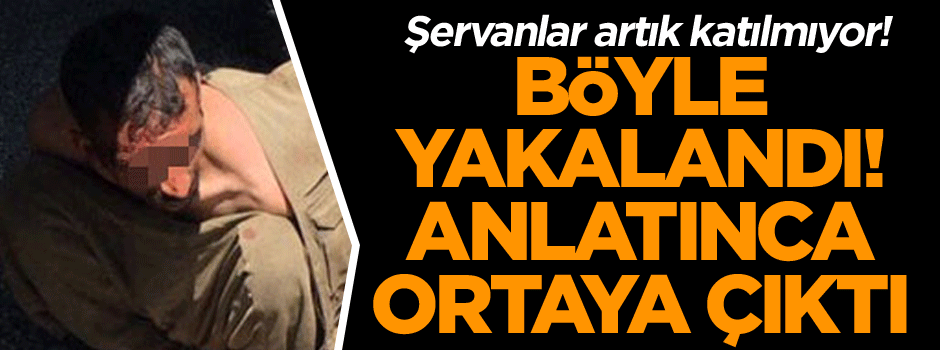 Böyle yakalandı! Anlatınca ortaya çıktı… Şervanlar artık katılmıyor!