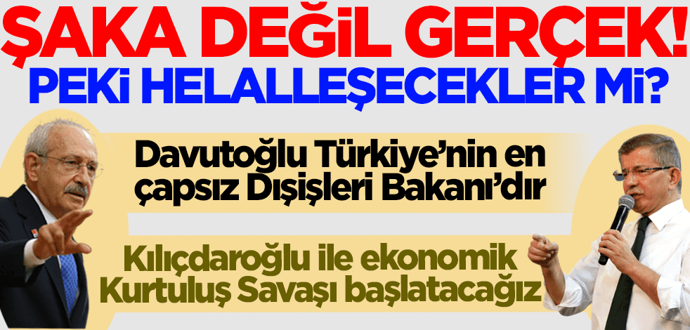 Böyle yüzsüzlük görülmedi! Davutoğlu'nun birlikte 'ekonomik Kurtuluş Savaşı' başlatmak istediği Kılıçdaroğlu: Çapsız Davutoğlu