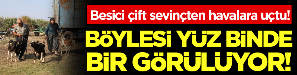 Böylesi yüz binde bir oluyor: Besici çift sevinçten havalara uçtu!