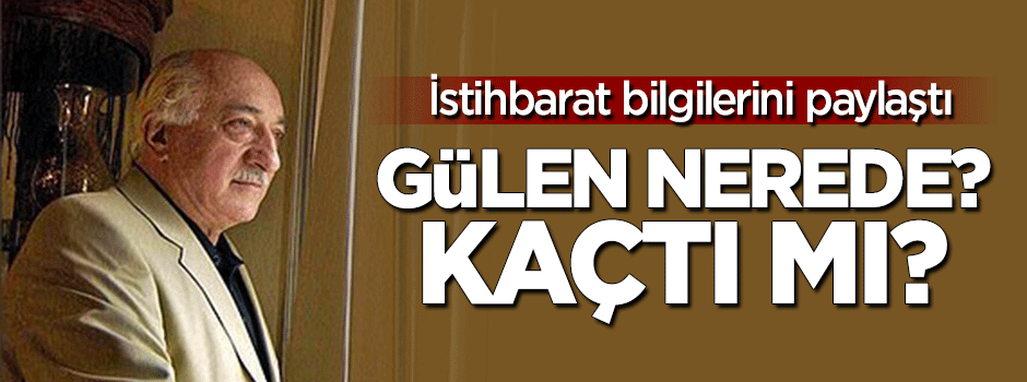 Bozdağ'dan çarpıcı açıklama: Gülen kaçtı mı?