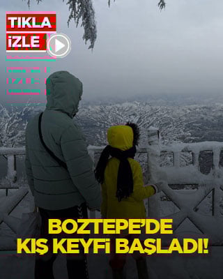 Boztepe’de kış keyfi başladı!