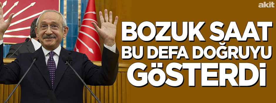 Bozuk saat bu defa doğruyu gösterdi