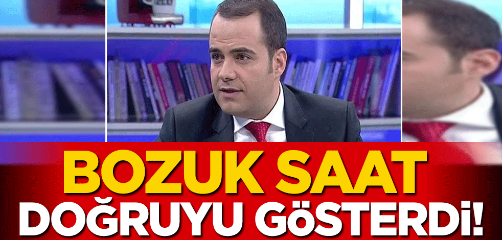 Bozuk saat doğruyu gösterdi! Özgür Demirtaş'tan AK Parti'ye şaşırtan övgü