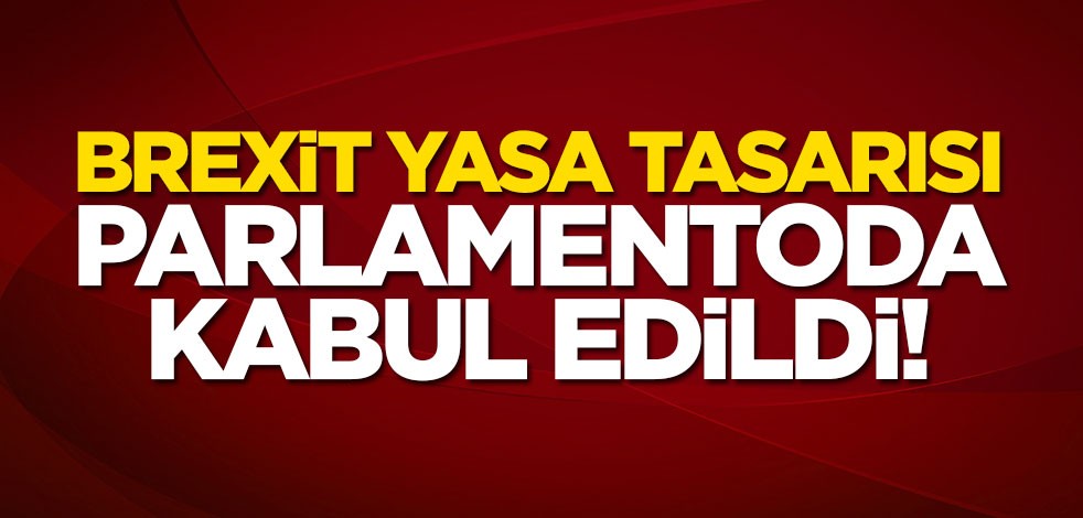 Brexit yasa tasarısı İngiliz Parlamentosu'nda kabul edildi