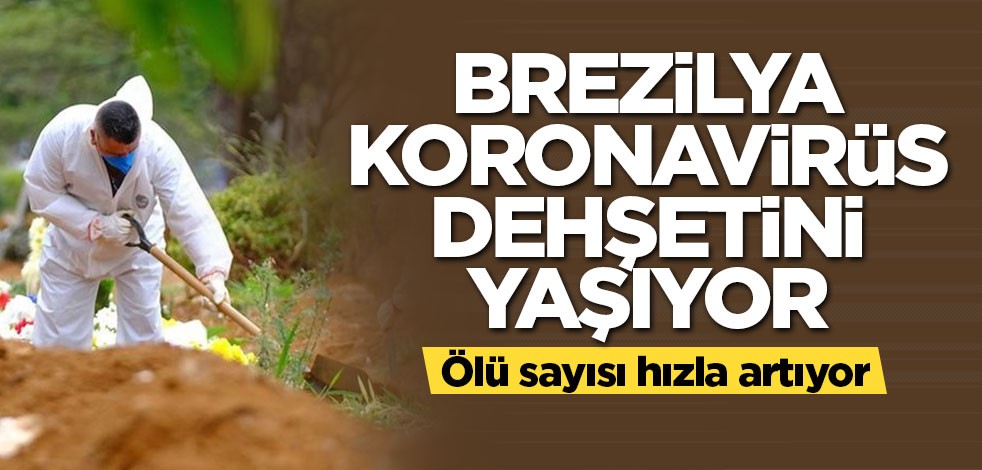 Brezilya koronavirüs dehşetini yaşıyor