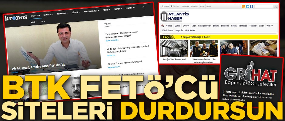 BTK FETÖ’cü siteleri durdursun