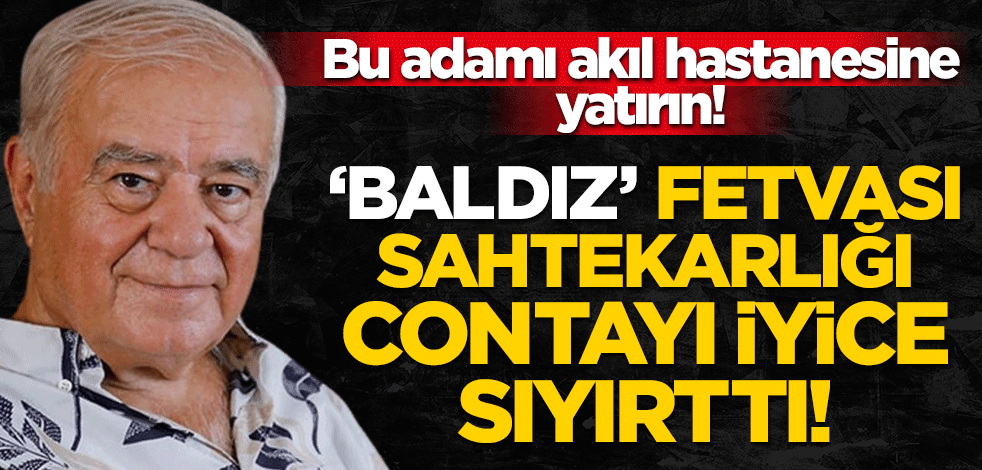 Bu adamı akıl hastanesine yatırın! Rahmi Turan contayı sıyırdı