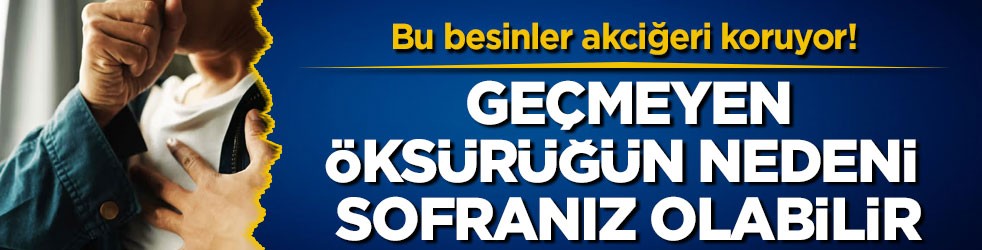 Bu besinler akciğeri koruyor! Geçmeyen öksürüğün nedeni sofranız olabilir