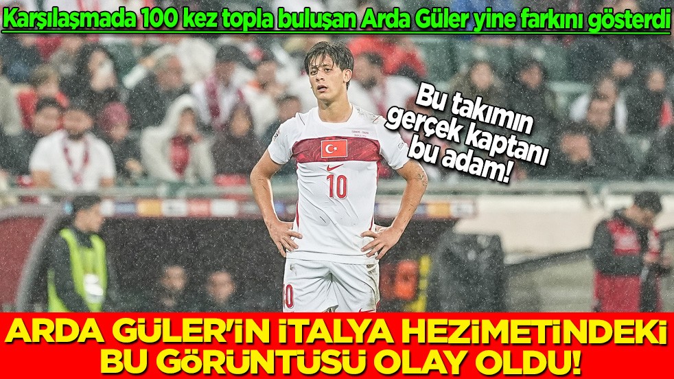 Bu çocuk daha ne yapsın? Arda Güler'in İtalya hezimetindeki bu görüntüsü dünya basınında...
