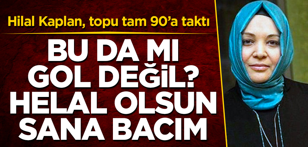 Bu da mı gol değil! Hilal Kaplan, topu tam 90’a taktı! Helal olsun sana bacım