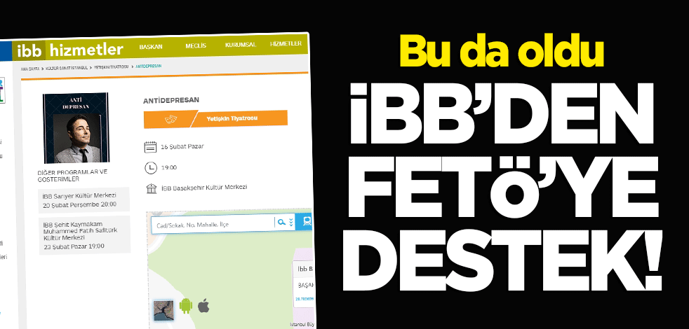 Bu da oldu: İBB'den FETÖ'ye destek!