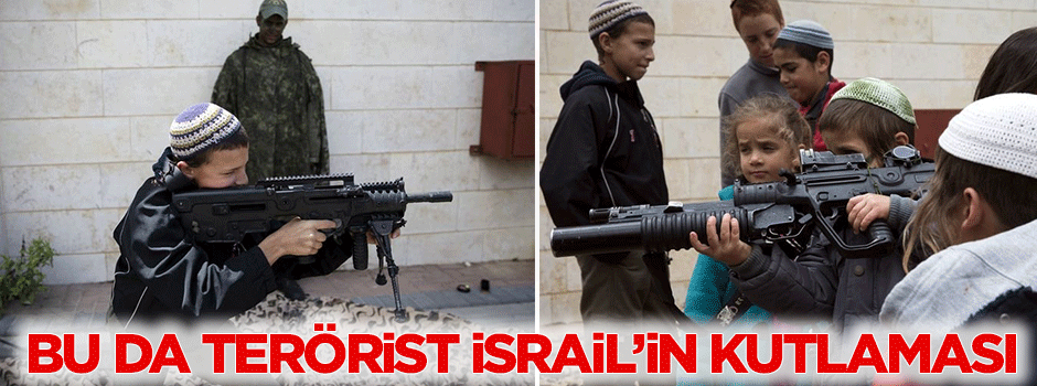 Bu da Terörist İsrail'in bağımsızlık günü kutlaması