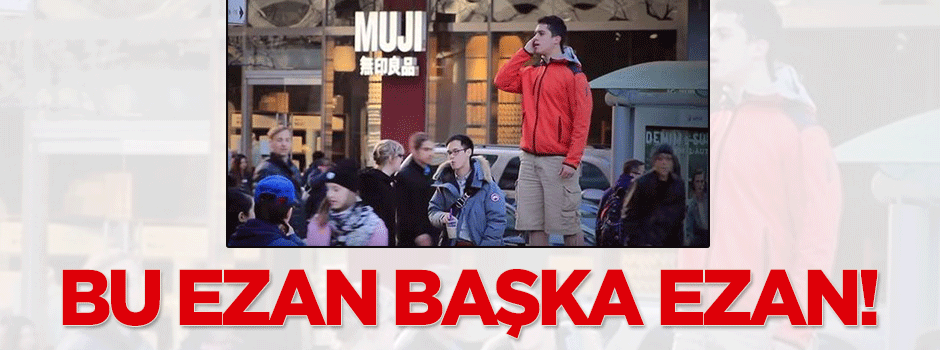 Bu ezan sosyal medyayı salladı
