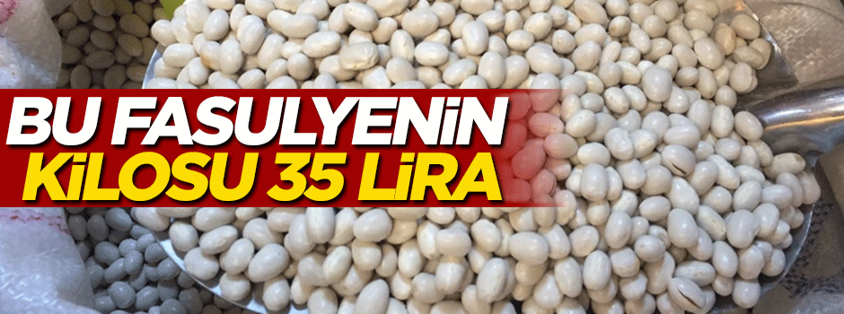 Bu fasulyenin fiyatı 35 lira!