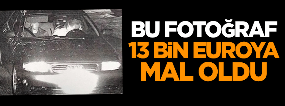 Bu fotoğraf 13 bin euroya mal oldu