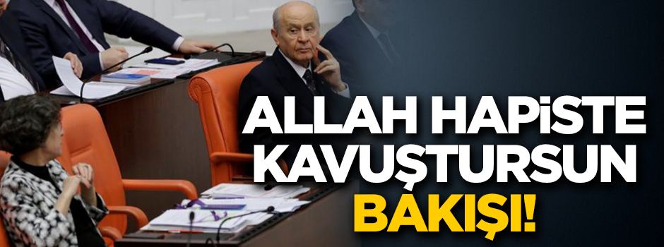 Bu fotoğraf her şeyi anlatıyor! Bahçeli'nin bakışı...