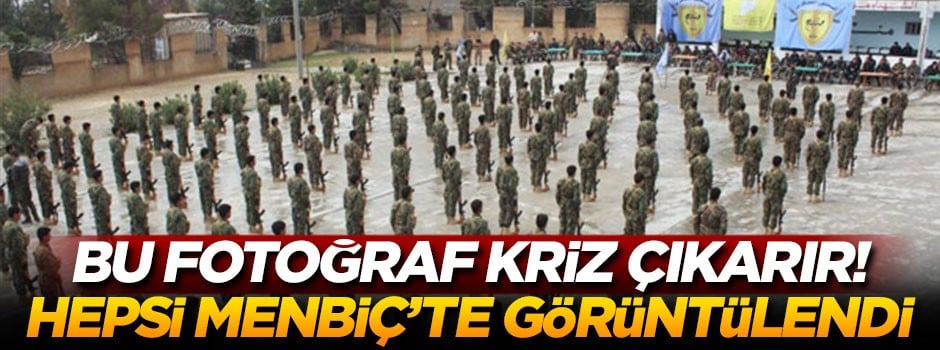 Bu fotoğraf kriz çıkarır! Hepsi Menbiç'te... ABD'nin verdiği söz...