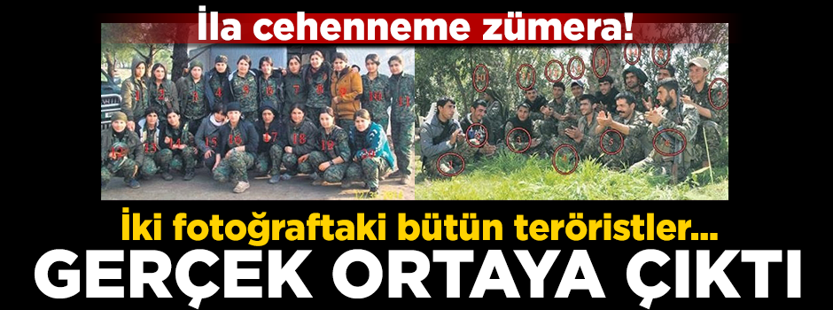 Fotoğraflardaki tüm teröristler öldürüldü