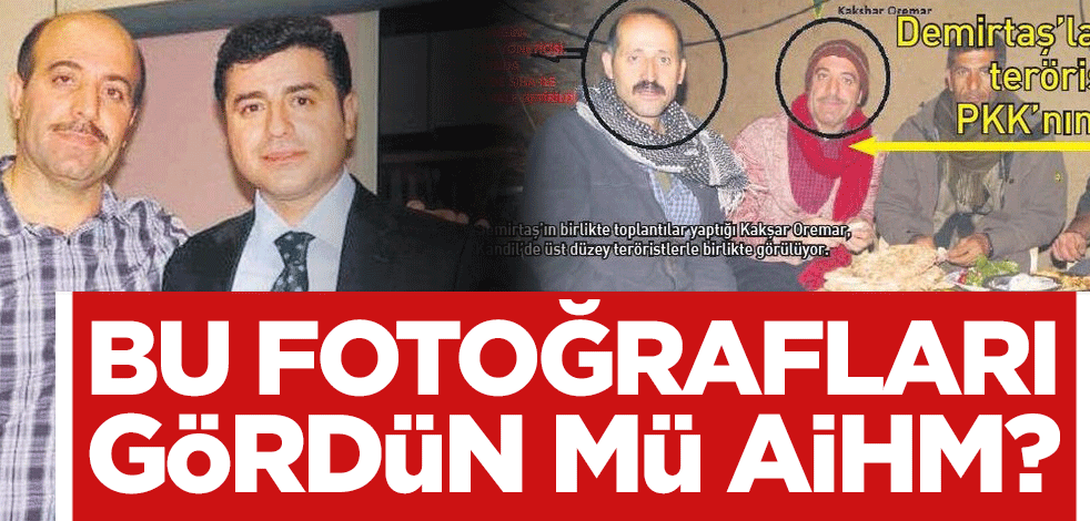 Bu fotoğrafları gördün mü AİHM?
