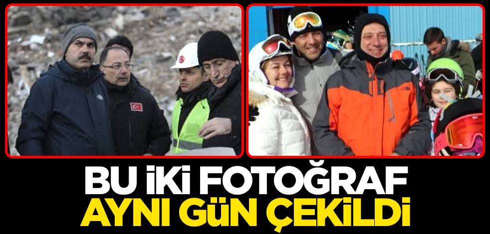 Bu iki fotoğraf aynı gün çekildi!